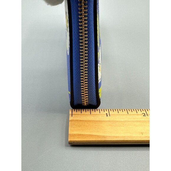 Kate Spade Katy Sunshine Floral Textured Leather Medium Zip Around Wallet KF947 - Picture 14 of 16